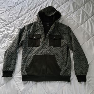 ROK Men's Zip-Up Winter Hoodie